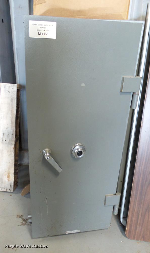 Antique Mosler Cast Iron Safe Floor Safe