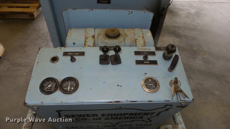 image for item ET9675 Sewer Equipment Co. of America JAJ-500 sewer easement machine