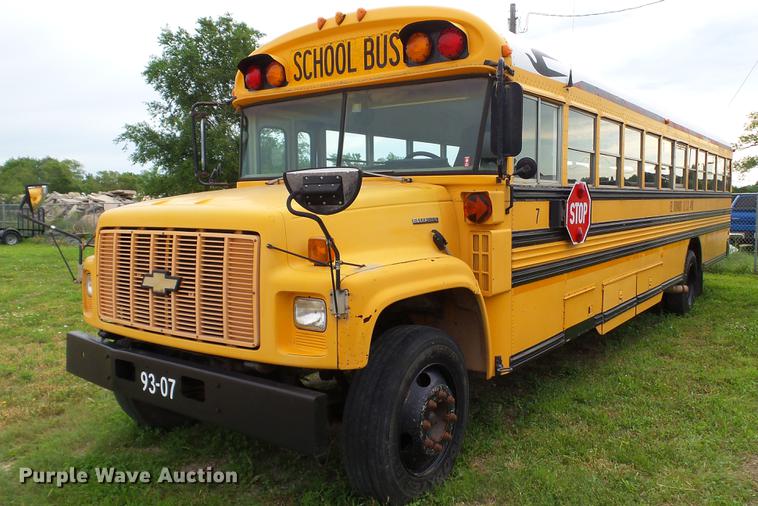 image for item EZ9276 1993 Chevrolet school bus