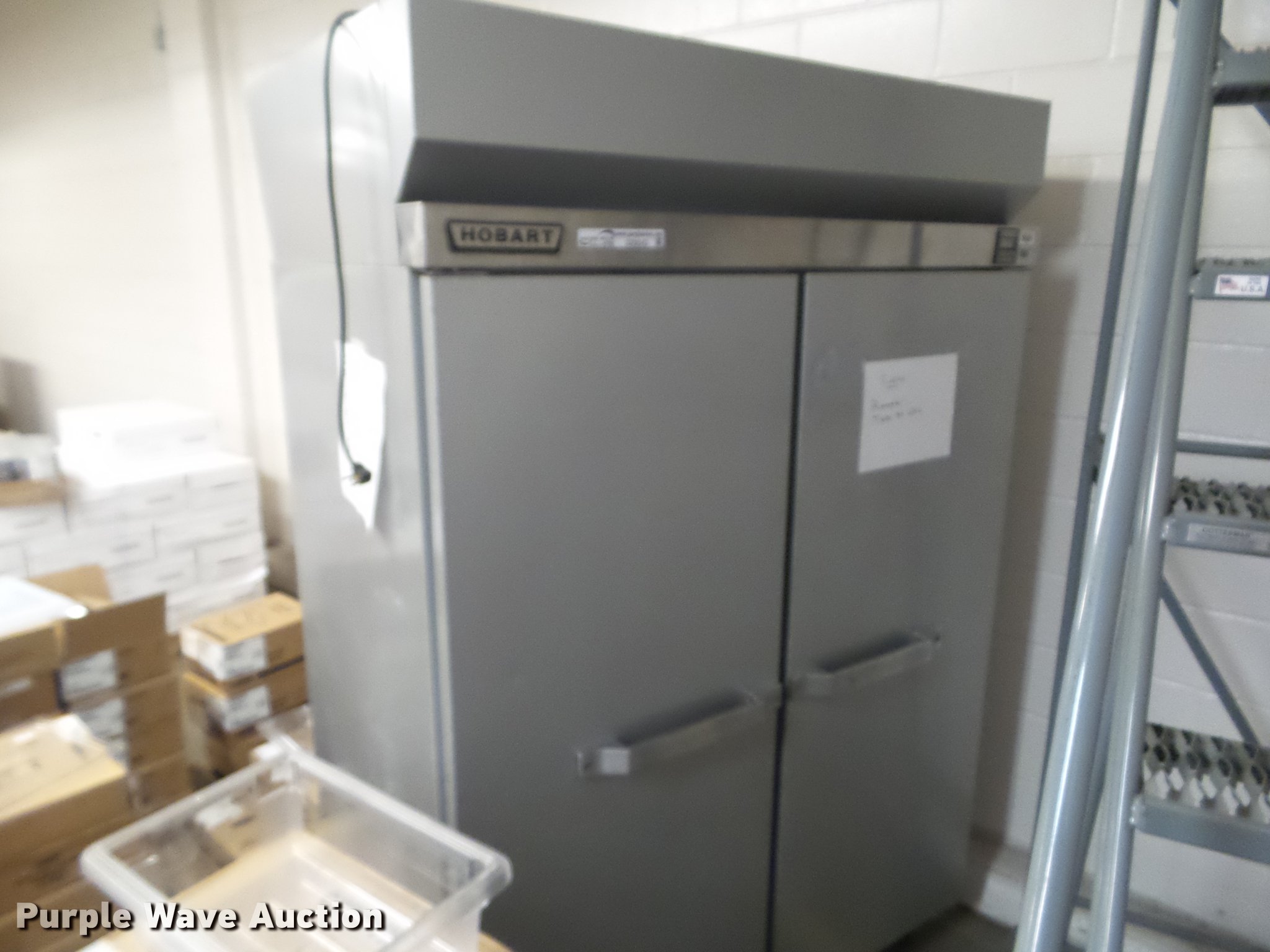 Hobart 02 refrigerator in Des Moines, IA Item DZ9243 sold Purple Wave