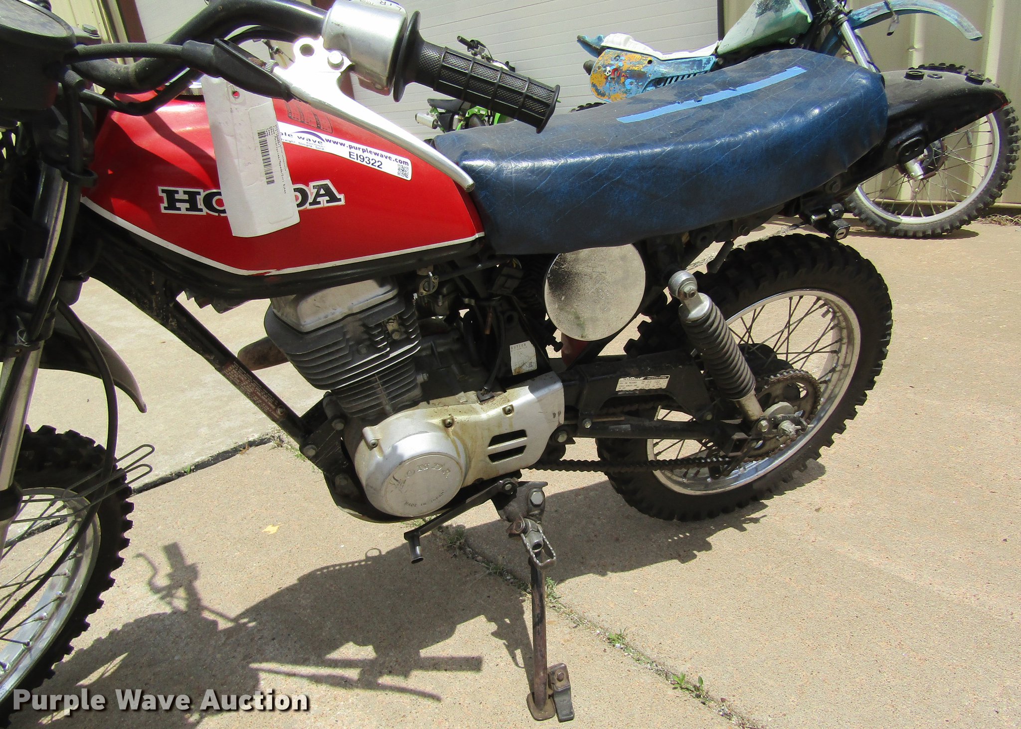 1981 Honda XL100S dirt bike in Salina, KS Item EI9322 sold Purple Wave