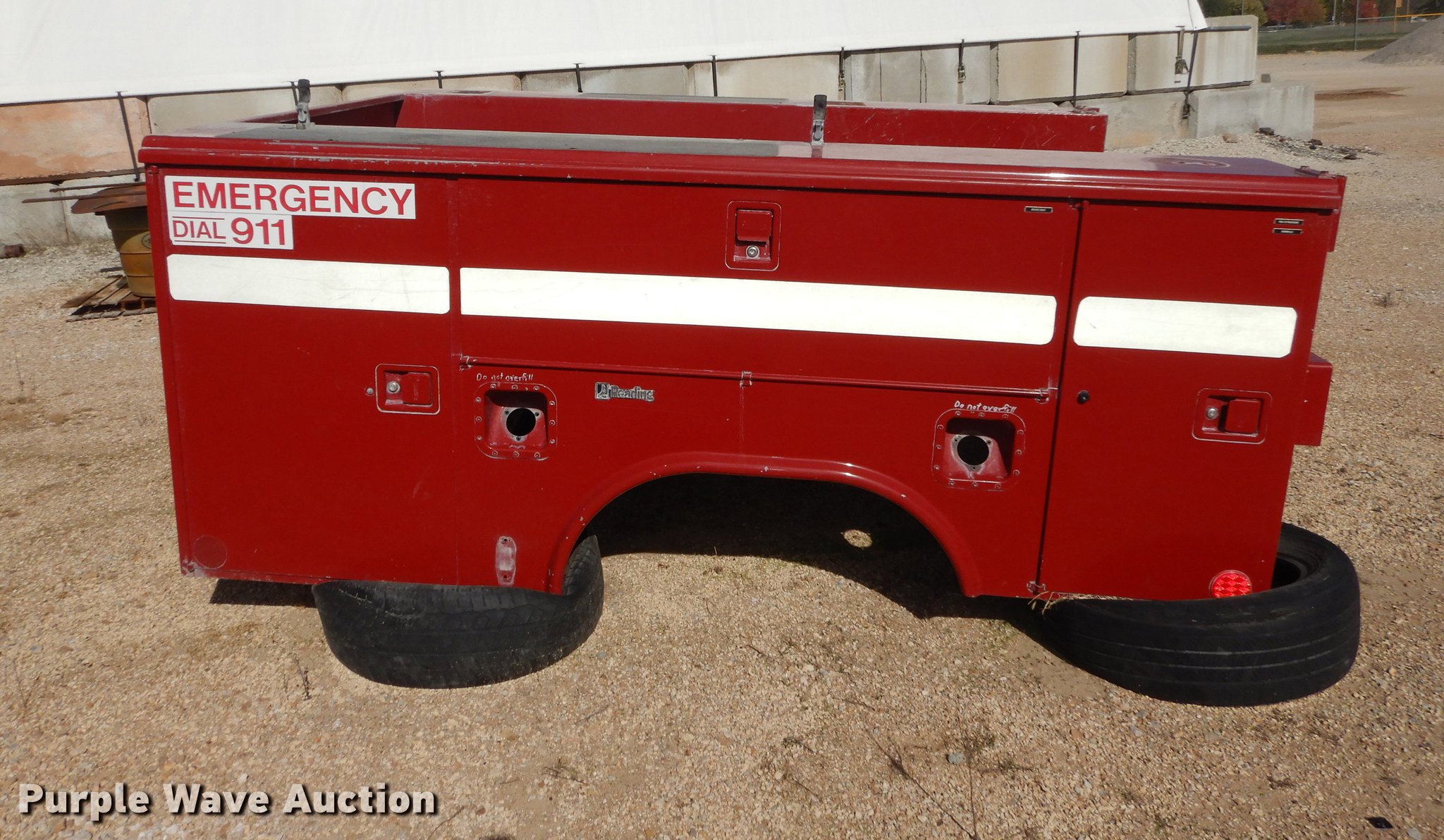 Reading utility bed in Saint Marys, KS Item K5833 sold Purple Wave