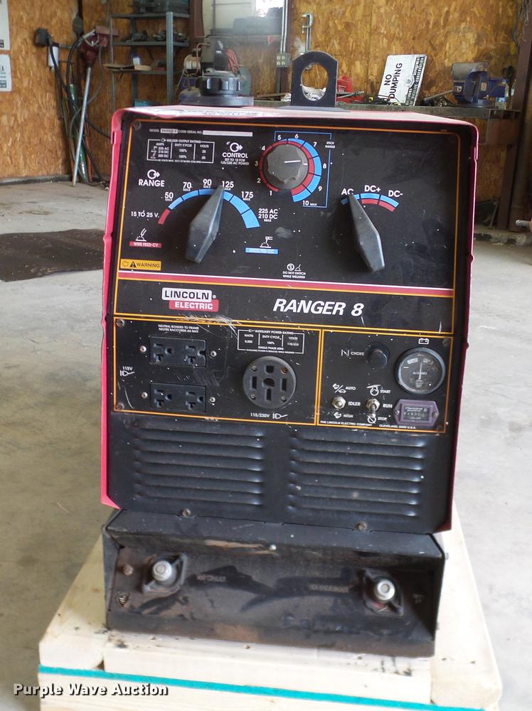 image for item AO9311 Lincoln Ranger 8 welder/generator
