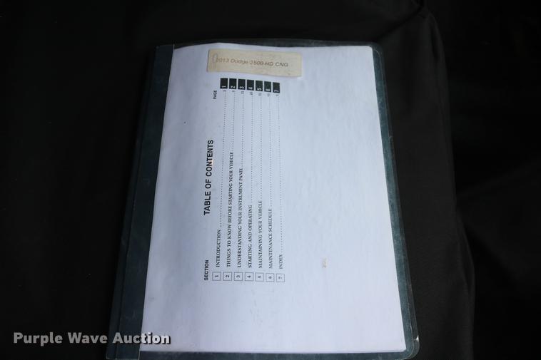 image for item DD8279 2013 Dodge Ram 2500 Crew Cab pickup truck