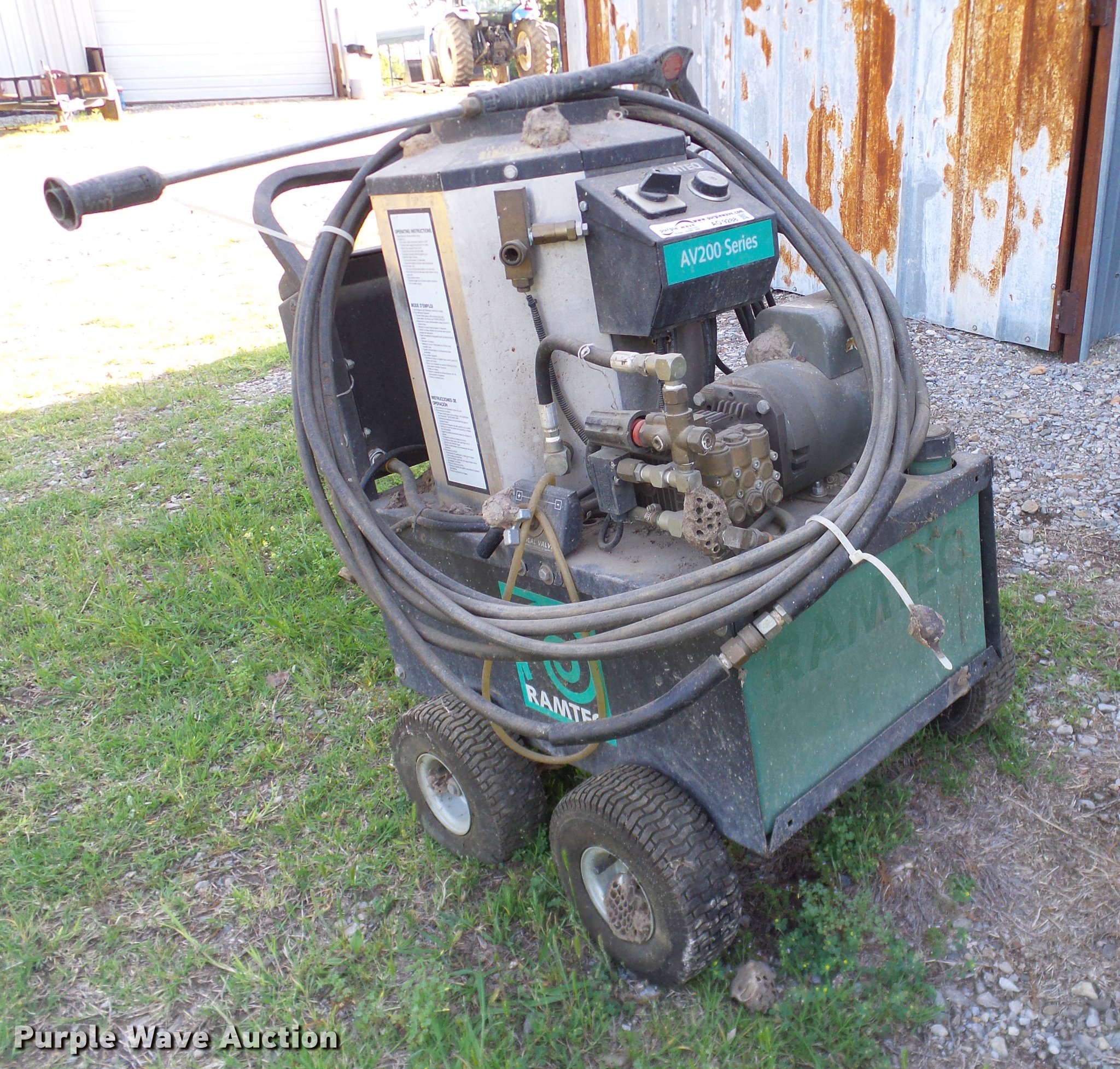 Ramteq AV2000 pressure washer in Atoka, OK Item AO9288 sold Purple Wave