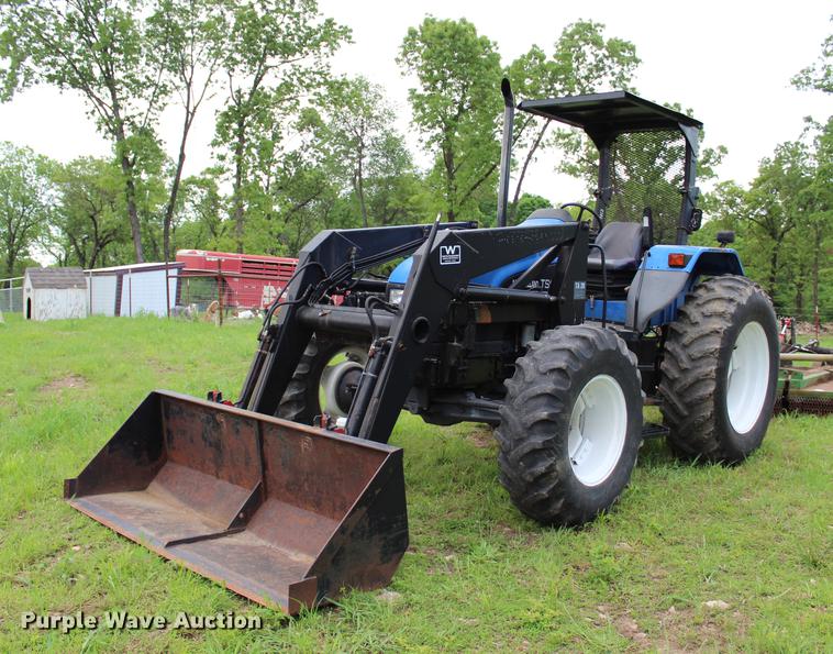 image for item BE9351 2001 New Holland TS110 MFWD tractor
