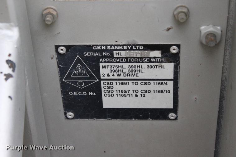 image for item BE9352 Massey-Ferguson 399 tractor