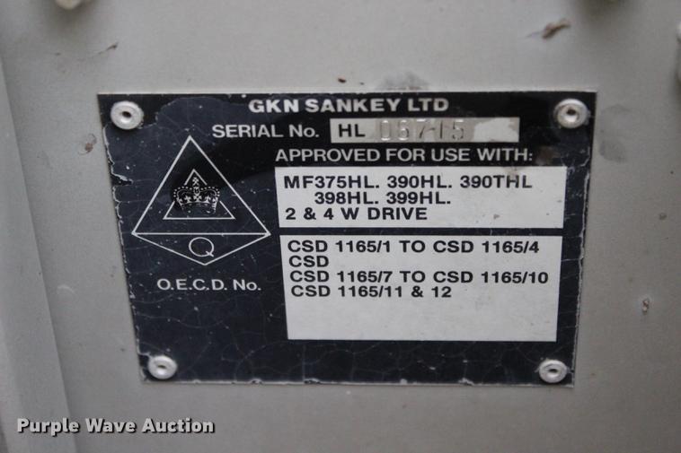 image for item BE9352 Massey-Ferguson 399 tractor