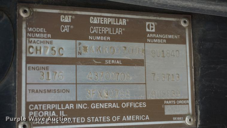 image for item DB6034 1993 Caterpillar Challenger 75C tractor