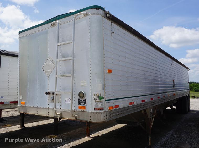 image for item DB6043 1990 Timpte double hopper bottom grain trailer