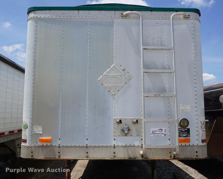image for item DB6043 1990 Timpte double hopper bottom grain trailer
