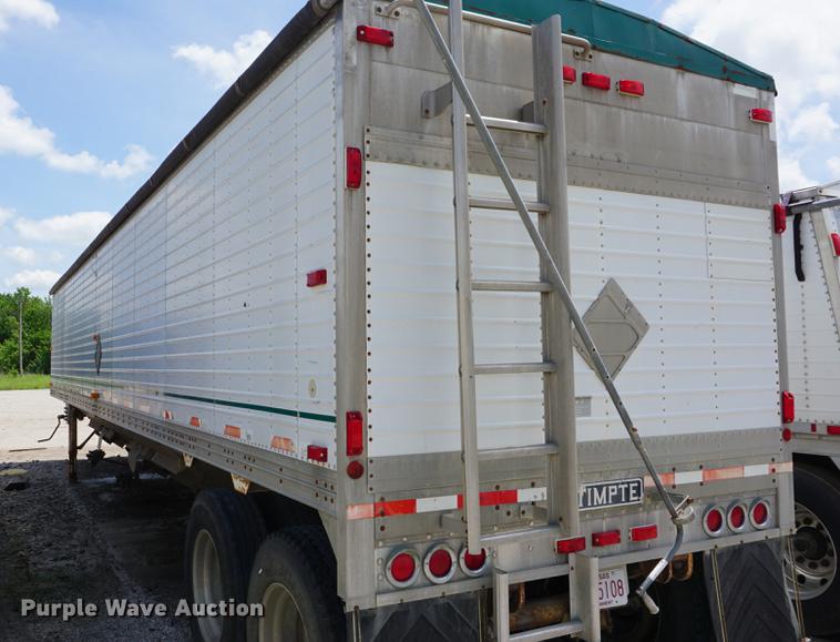 image for item DB6043 1990 Timpte double hopper bottom grain trailer