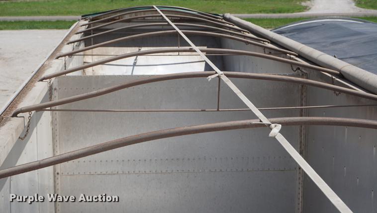 image for item DB6043 1990 Timpte double hopper bottom grain trailer