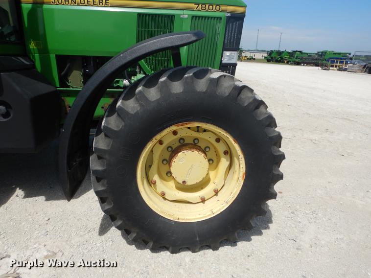 image for item DB8474 1995 John Deere 7800 MFWD tractor