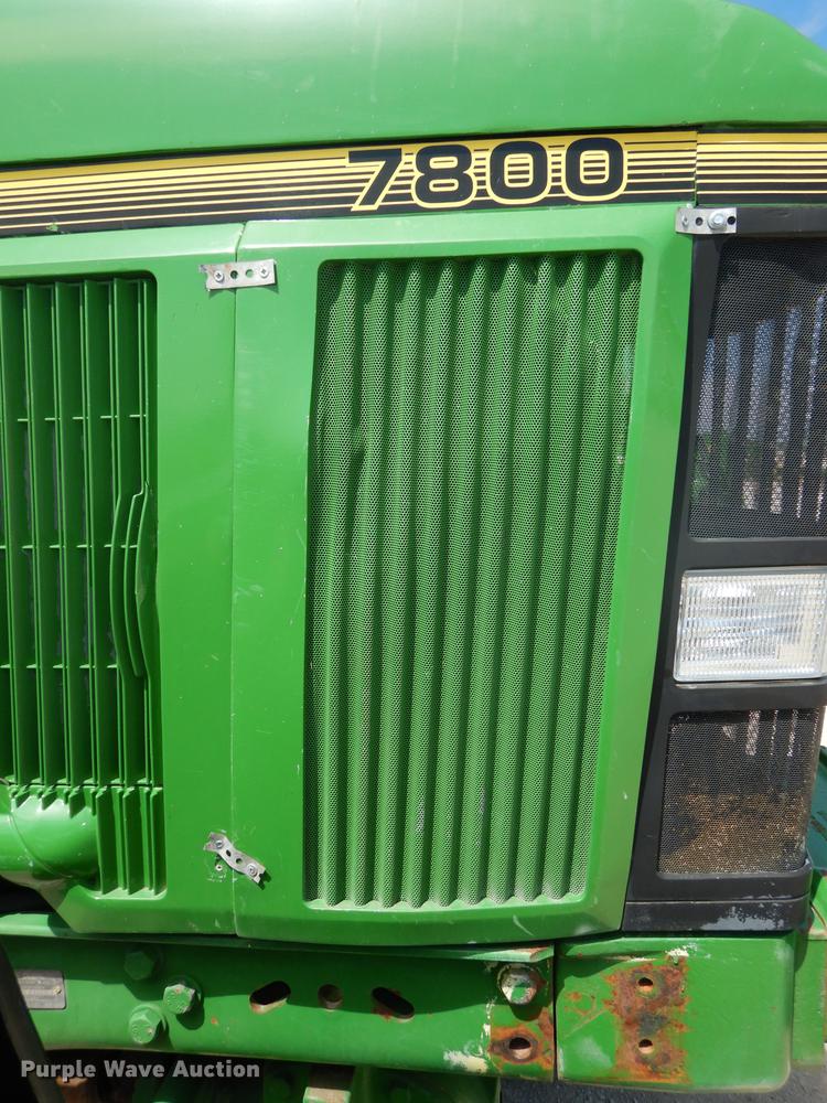 image for item DB8474 1995 John Deere 7800 MFWD tractor