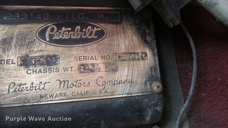 image for item DC0640 1980 Peterbilt 353S23 manure spreader truck