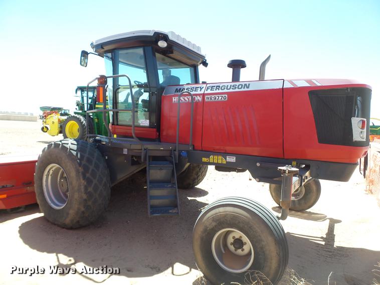 image for item DD1192 2013 Massey Ferguson WR9770 windrower
