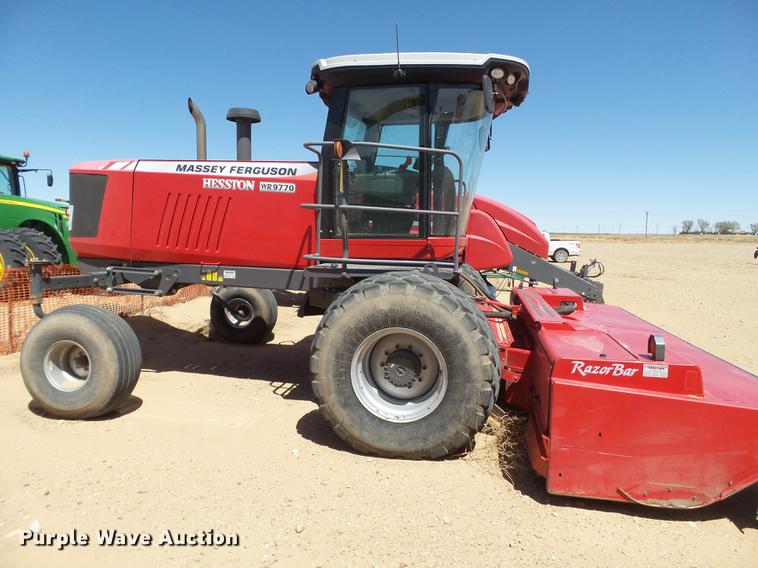 image for item DD1192 2013 Massey Ferguson WR9770 windrower