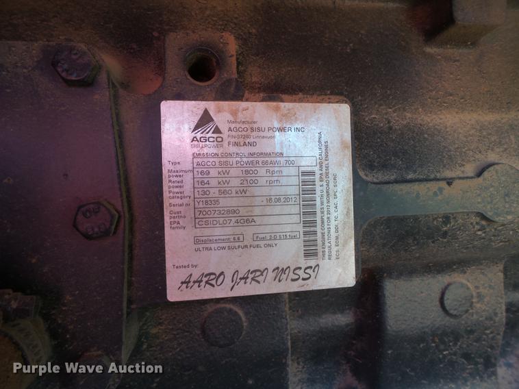 image for item DD1192 2013 Massey Ferguson WR9770 windrower