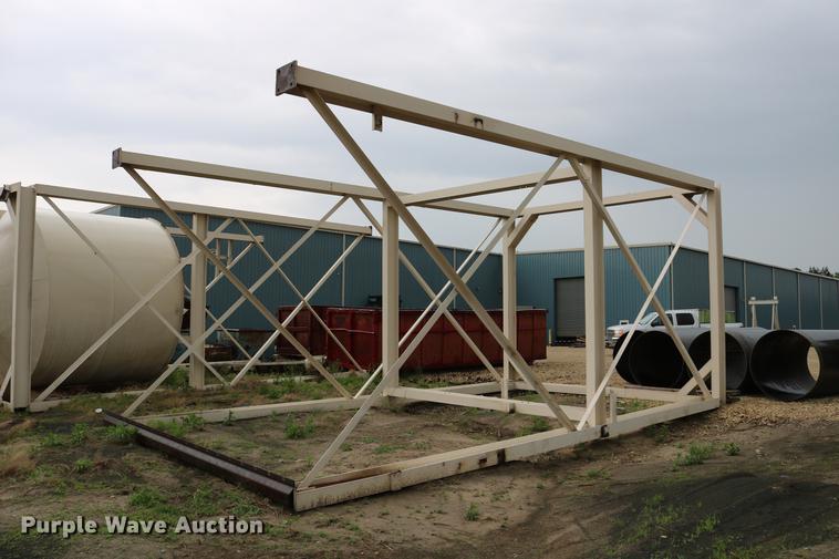 image for item DD4251 Structural steel storage bin frame