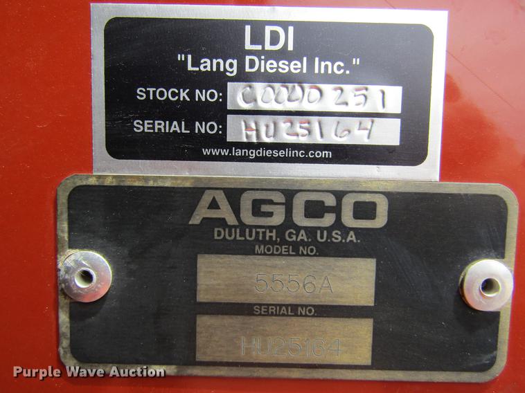 image for item DD5671 2009 Hesston 5556A round baler