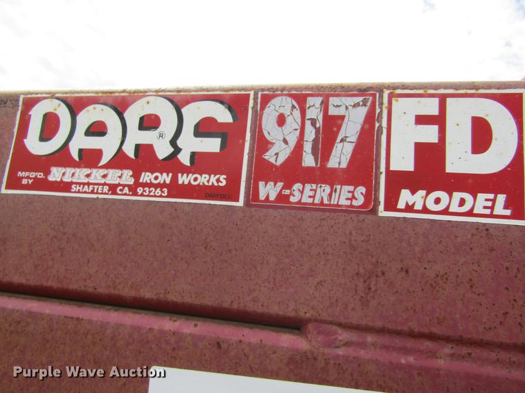 image for item DD5678 Darf 917FD hay rake