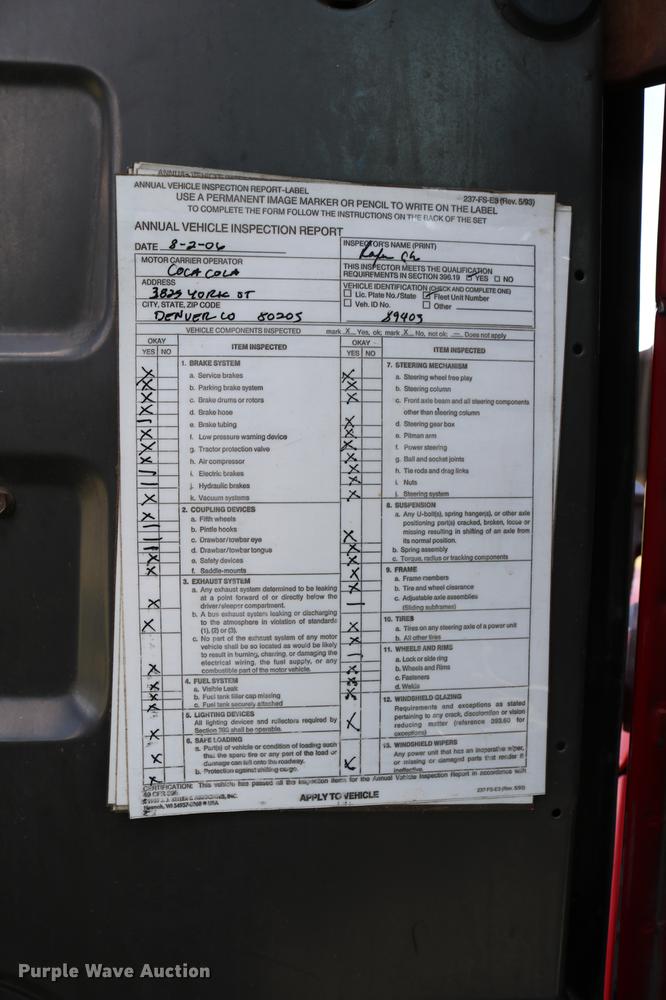 image for item DD8790 1995 International 4900 semi truck