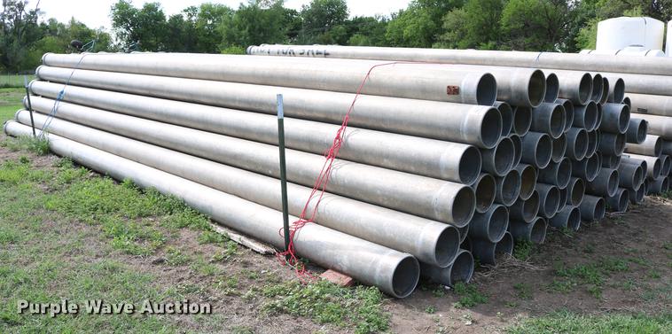 image for item DD8792 (68) aluminum flood irrigation pipes