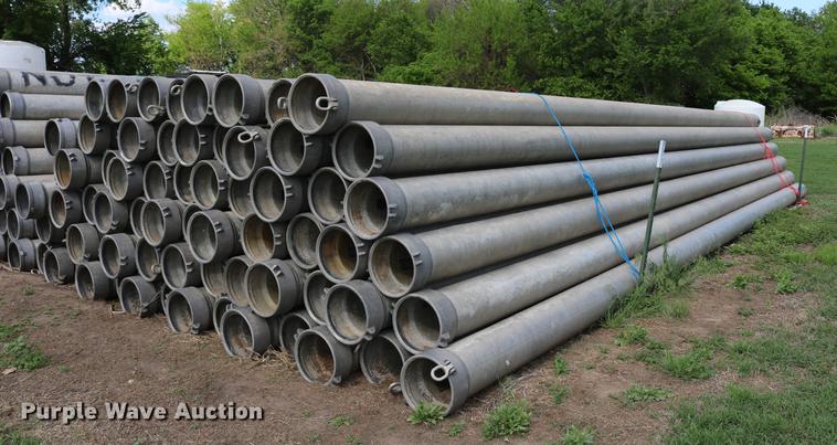 image for item DD8792 (68) aluminum flood irrigation pipes