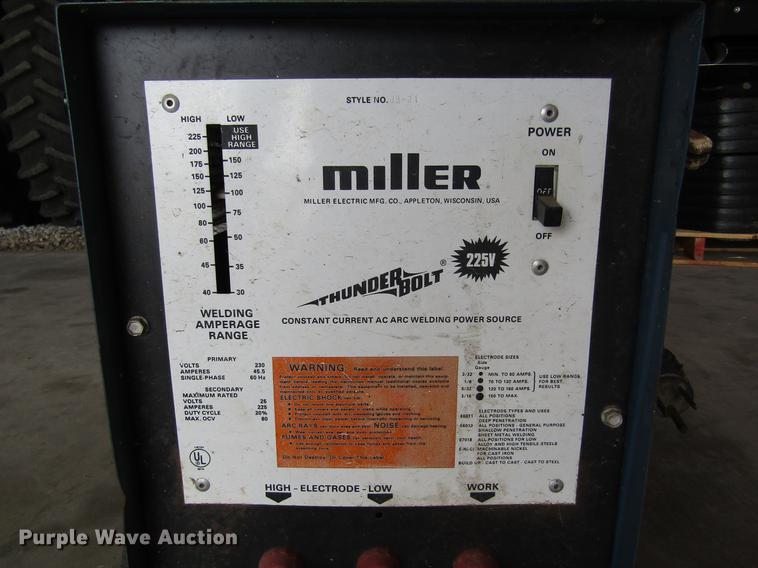 image for item EI9332 Miller Thunderbolt AC welder