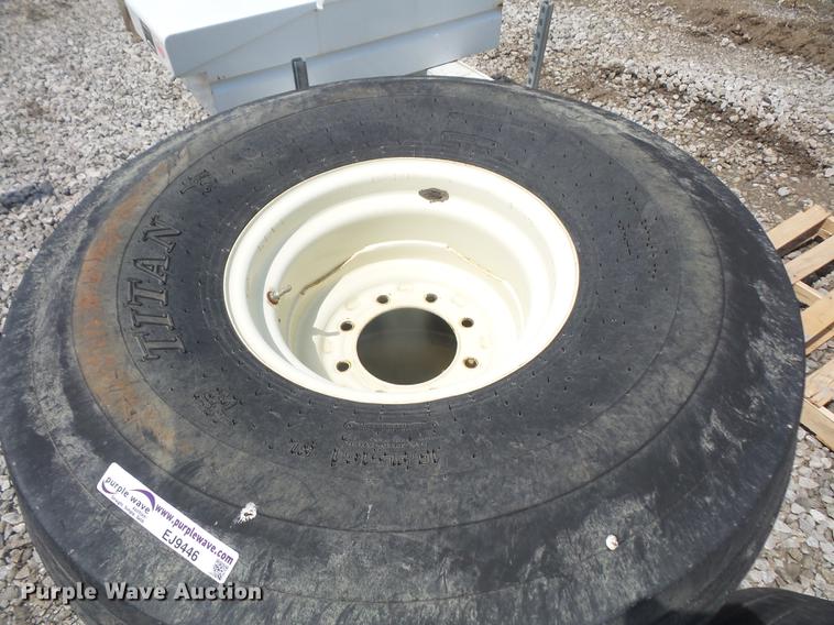 image for item EJ9446 (4) Titan 16.5-16.1 tires and wheels