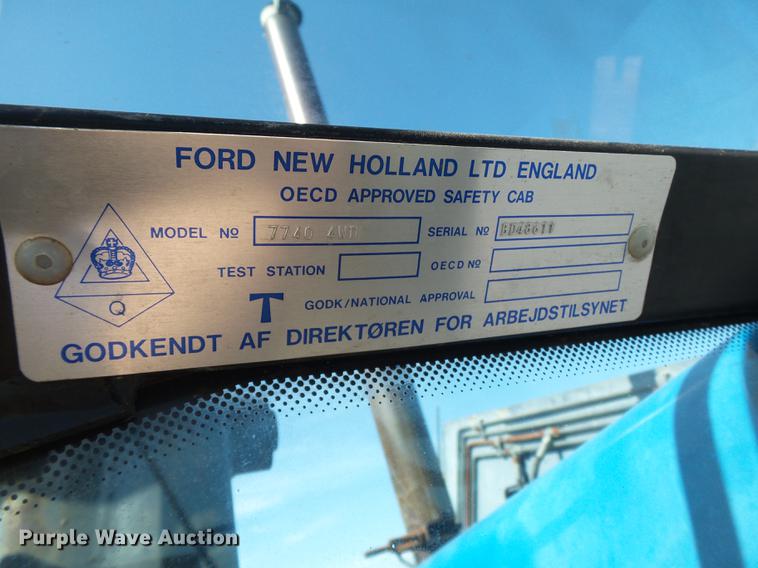 image for item EN9570 1993 Ford 7740 MFWD tractor