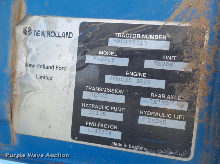 image for item EN9570 1993 Ford 7740 MFWD tractor