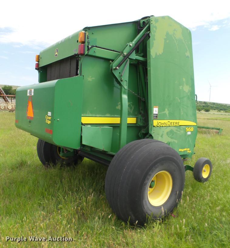 image for item EN9572 2008 John Deere 568 Mega Wide Plus round baler