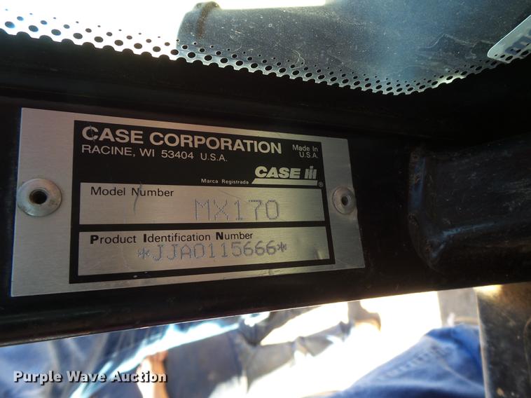 image for item EN9581 2002 Case IH MX170 MFWD tractor