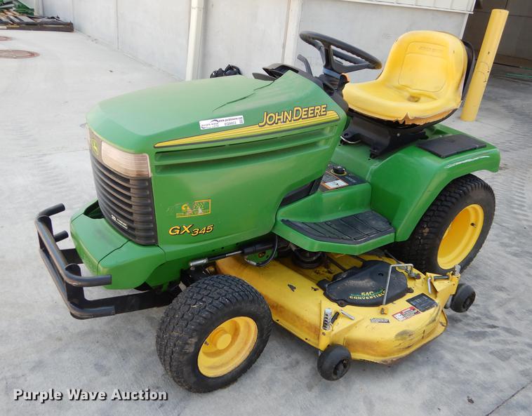 image for item EQ9553 John Deere GX345 lawn mower