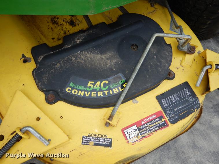 image for item EQ9553 John Deere GX345 lawn mower