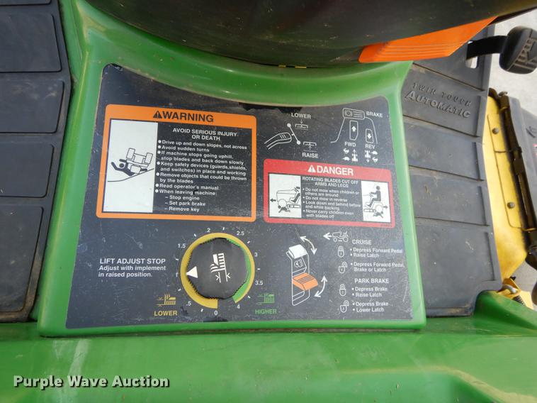 image for item EQ9553 John Deere GX345 lawn mower