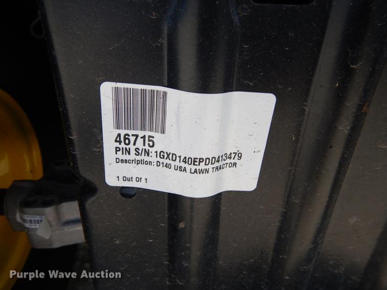 image for item EQ9962 John Deere D140 lawn mower