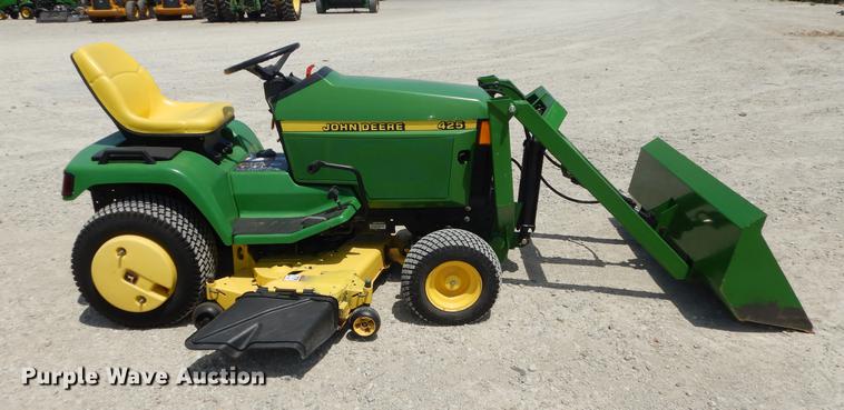 image for item EQ9963 John Deere 425 lawn mower