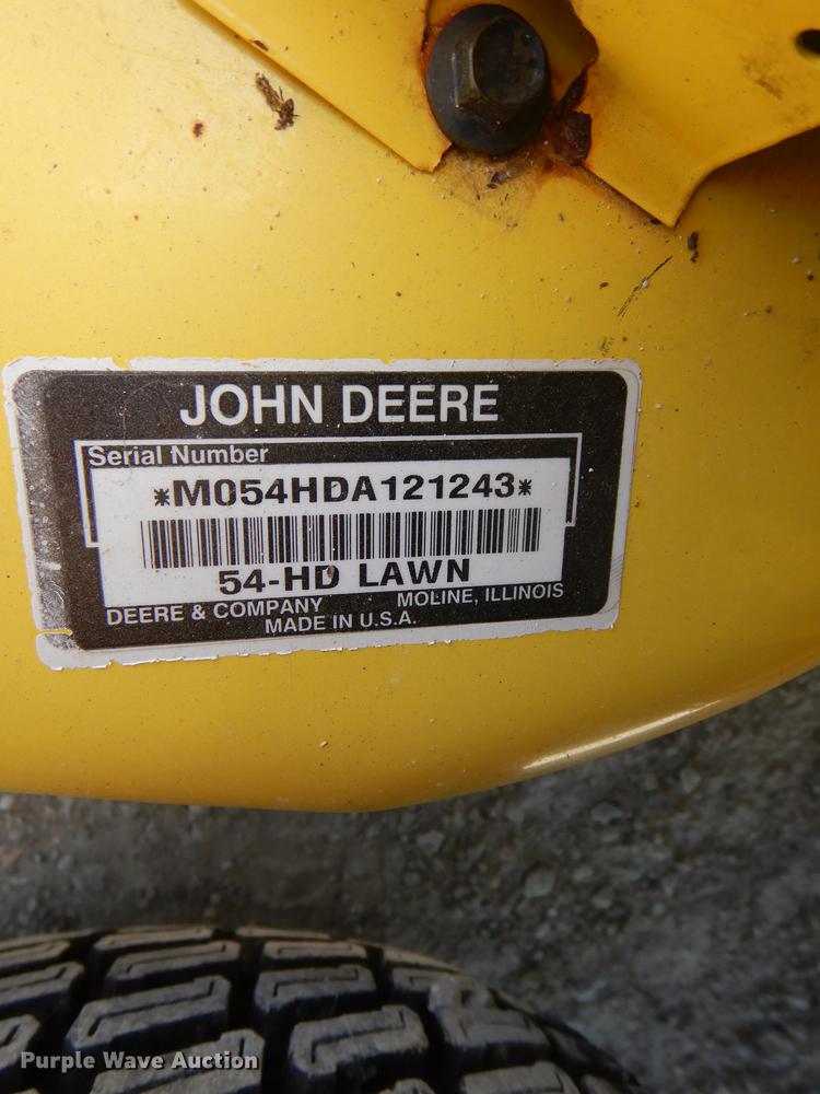 image for item EQ9963 John Deere 425 lawn mower
