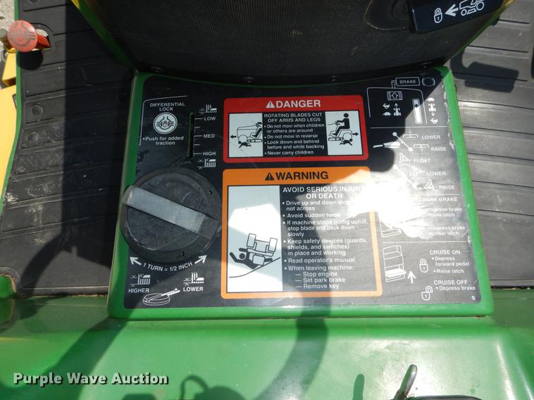 image for item EQ9963 John Deere 425 lawn mower