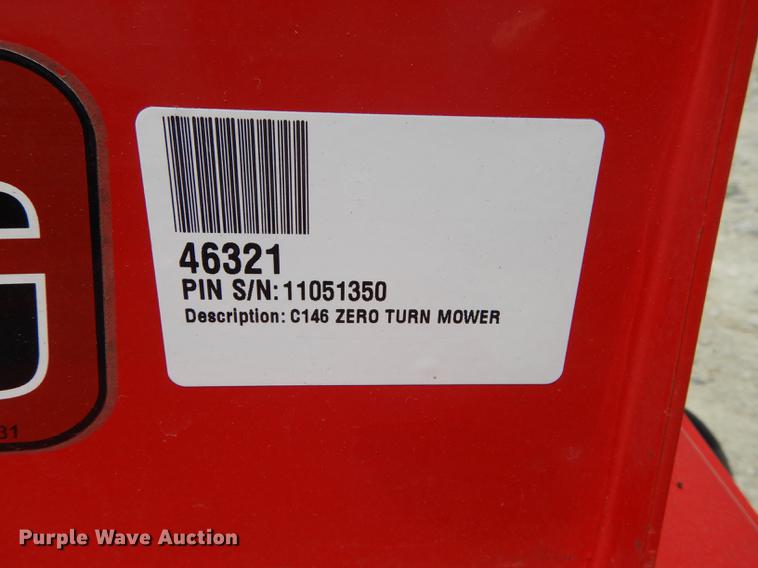 image for item EQ9964 Big Dog C146 ZTR lawn mower