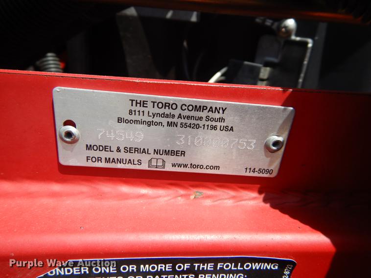 image for item EQ9965 Toro Grand Stand lawn mower