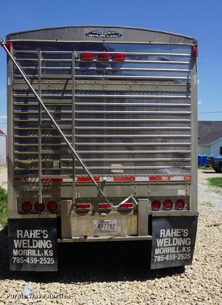 image for item DB6007 1998 Timpte double hopper bottom grain trailer