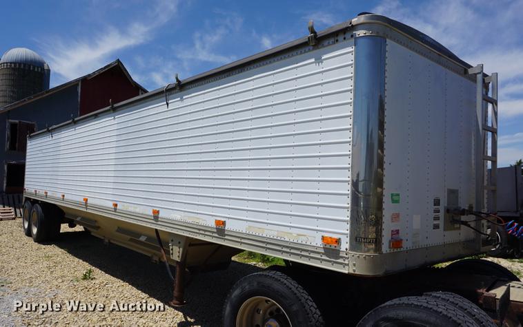 image for item DB6007 1998 Timpte double hopper bottom grain trailer