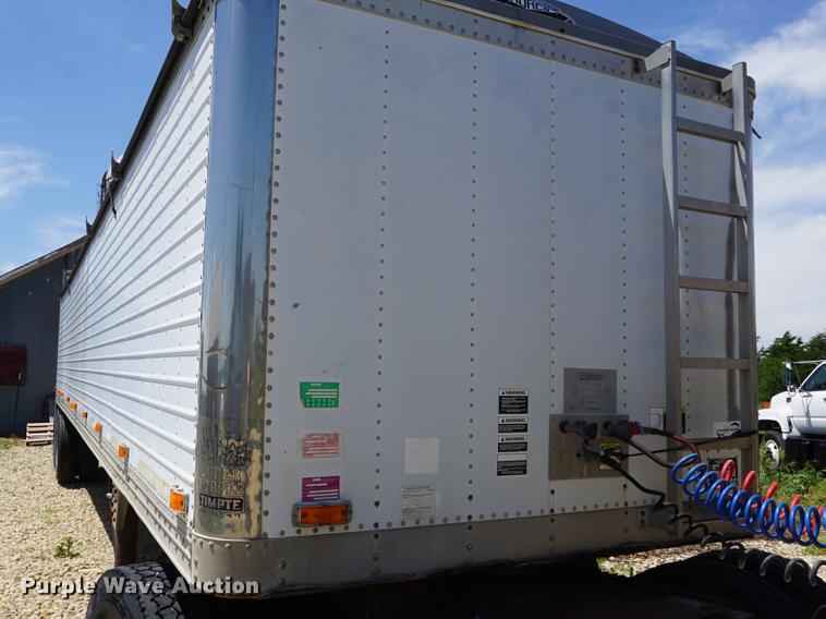 image for item DB6007 1998 Timpte double hopper bottom grain trailer