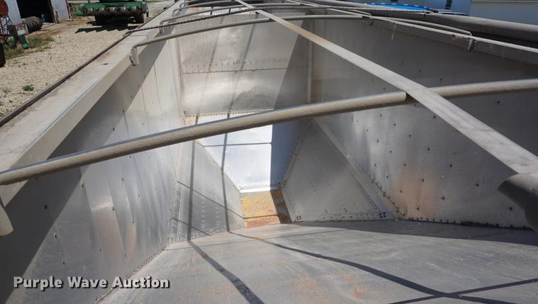 image for item DB6007 1998 Timpte double hopper bottom grain trailer