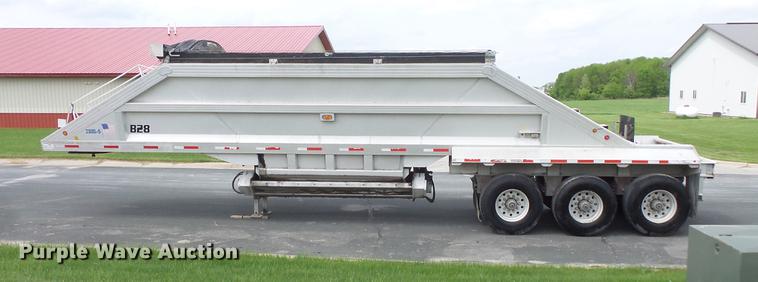 image for item DC1215 2001 Travis AL-30 bottom dump trailer