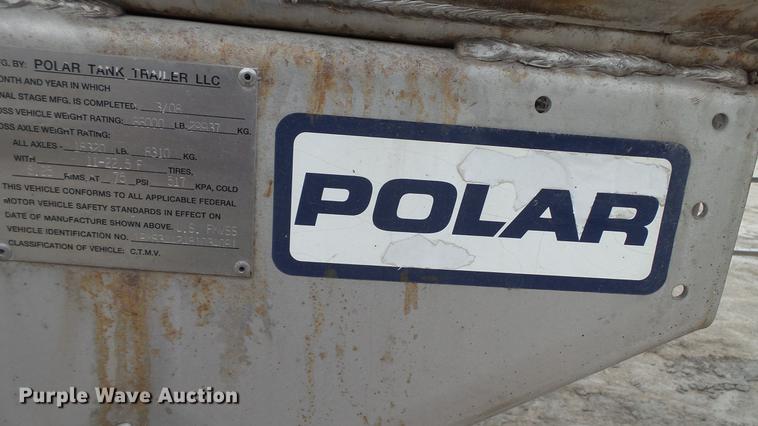 image for item DC2649 2008 Polar tank trailer